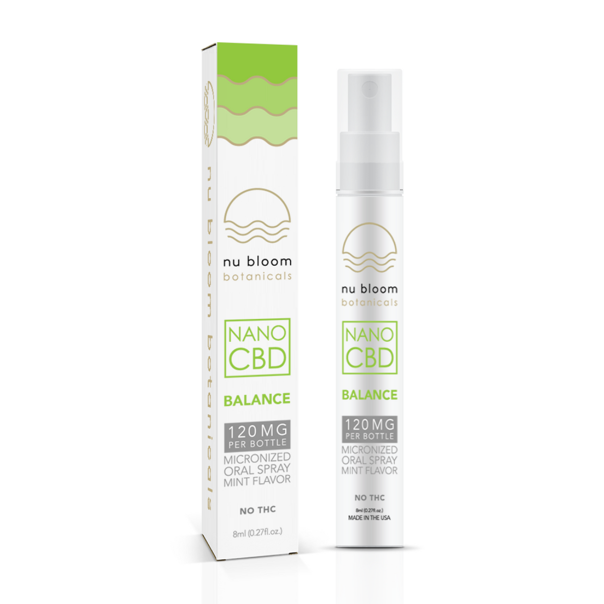 Balance Oral Spray – Nano Hemp for Stress & Focus Support | 120mg