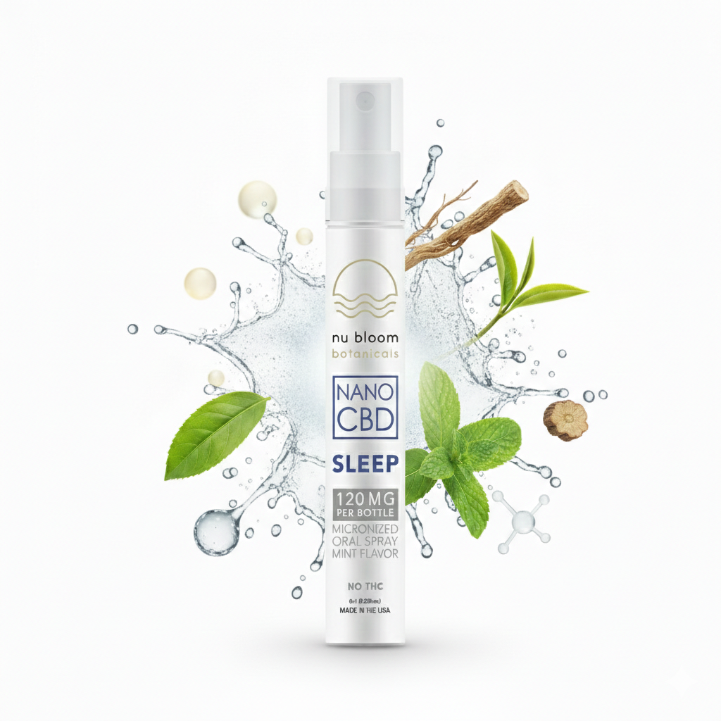 Sleep CBD Oral Spray - Fast-Acting with Melatonin and Valerian Root