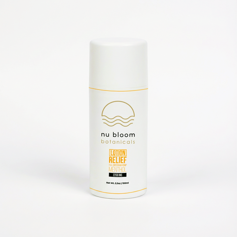 Relief Lotion – 2200mg Full Spectrum Hemp + Menthol | 3.3oz – Nu