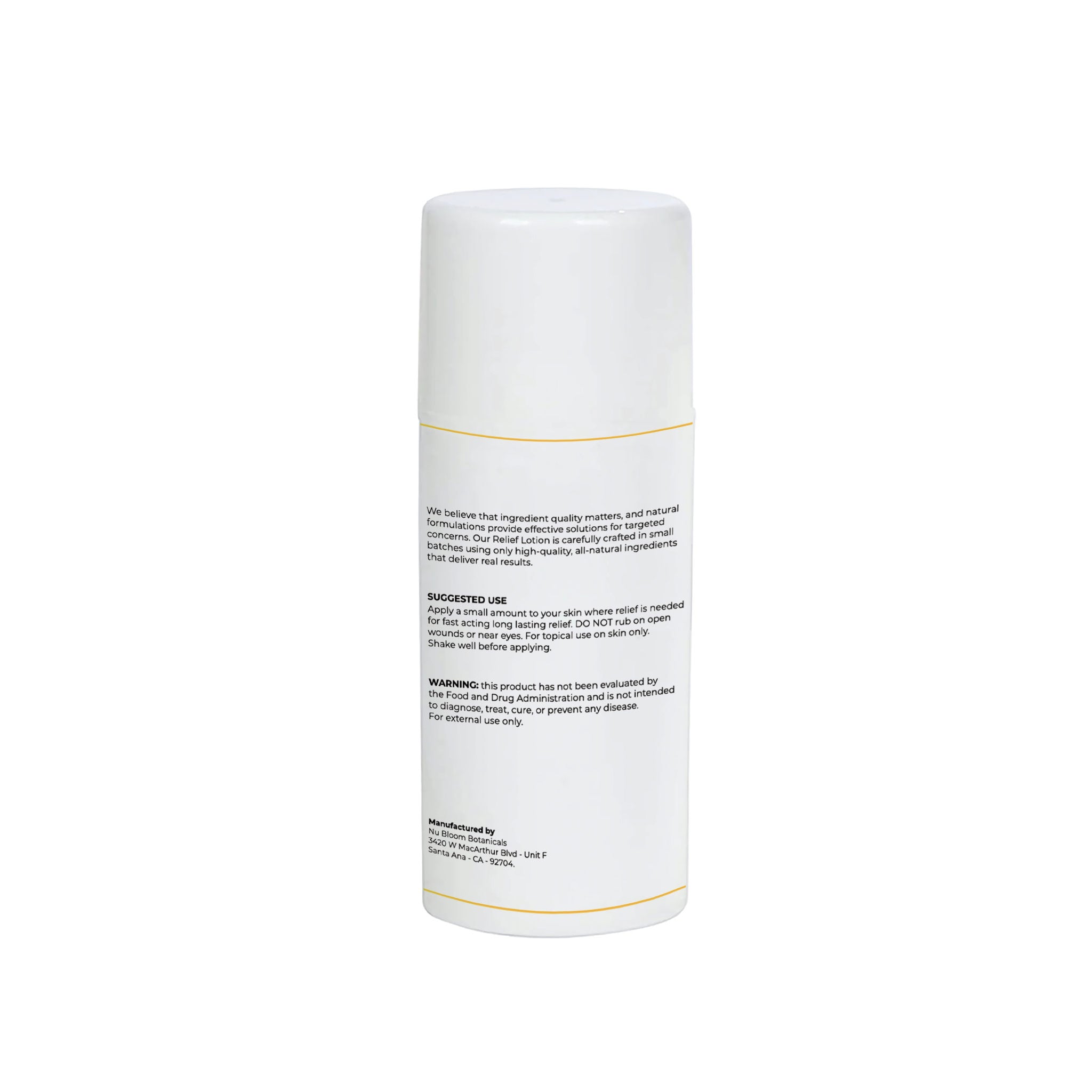 Relief Lotion Full Spectrum Hemp 2200mg 3.3oz